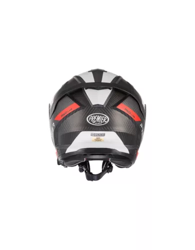 Cască Premier JT5 Carbon MA 2 BM gri/rosu/alb