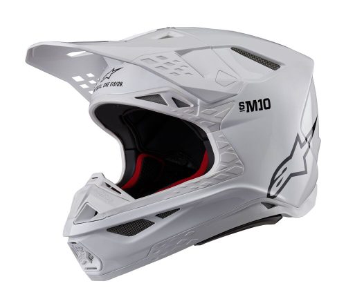 Casca Alpinestars Sm10 Solid Wht