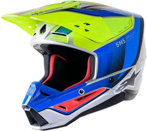 Casca Alpinestars Sm5 Sail Ylw/Bl M