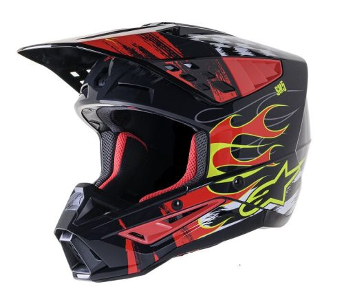 Casca Alpinestars Sm5 Rash Red/G M