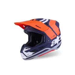 Casca Cross Alpinestars S-M7 Core portocaliu/albastru