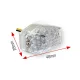 Module LED semnalizare Bihr stil Suzuki, lentilă transparentă (pereche) 012-1
