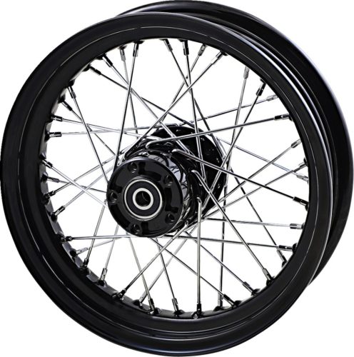 Wheel 16X3R Blk00-6St/Fxd