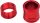 WHEEL SPACER FRNT RED