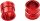 WHEEL SPACER FRNT RED