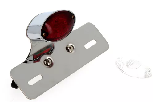 Suport număr V Parts Ogive spate lampă W/ crom universal 034-1-CR