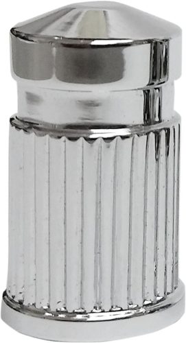 CAPS VALVE STEM ROUND CHR