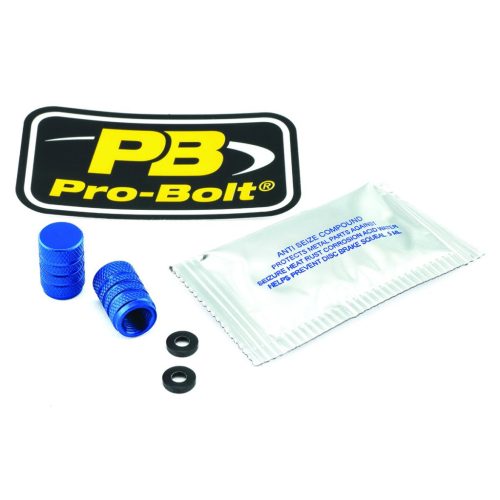 Pro Bolt Cap Valve Stem Blue