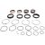 All Balls Fork Seal/Bushing Kit Pwffk-H17-000