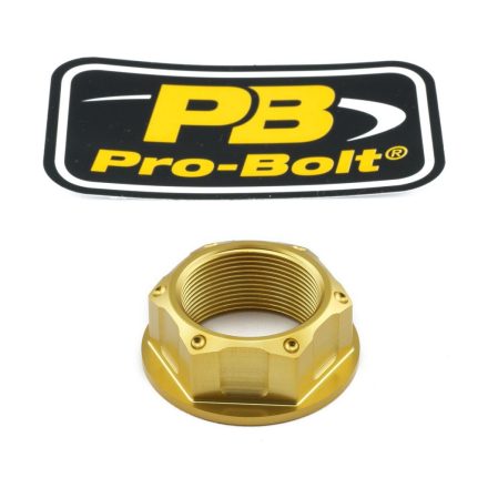 Pro Bolt Nut Top Yoke M24X1.00 Gold