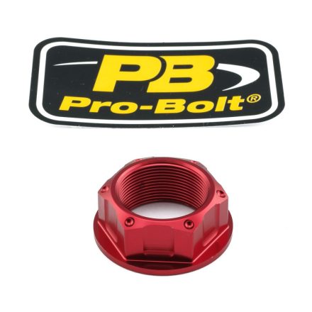 Pro Bolt Nut Top Yoke M24X1.00 Red