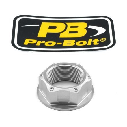 Pro Bolt Nut Top Yoke M24X1.00 Silver