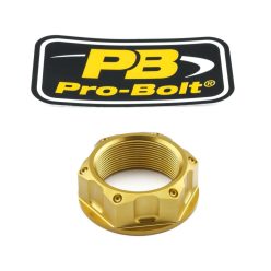 Pro Bolt Nut Top Yoke M28X1.00 Gold