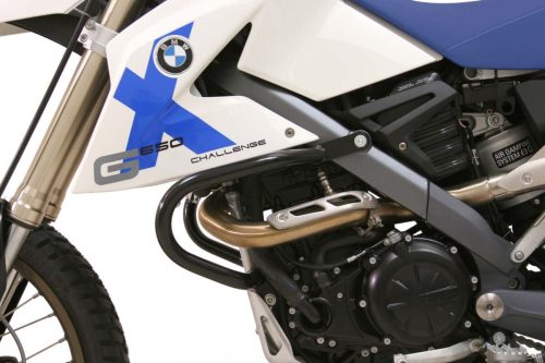 SW-MOTECH-CRASH-BAR-BLACK-BMW-G650-xChal-xCount-xMoto