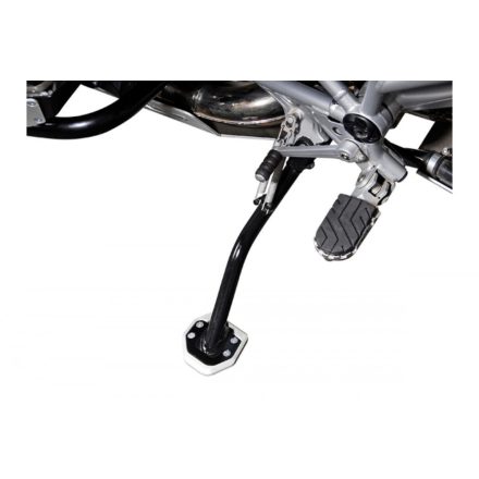 SIDESTAND FOOT EXTENSION BLACK/SILVER BMW R1200GS / R1200GS Adventure