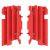 RAD LOUVERS CRF450 00-04 RED