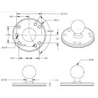 Bila-Ram-Mount-Baza-Rotunda-Cu-Orificii-Adaptor-793442002137