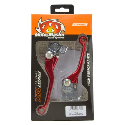 Moto-Master Pivot Lever Set Red 0101343