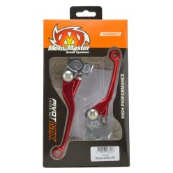 Moto-Master Pivot Lever Set Red 0101393