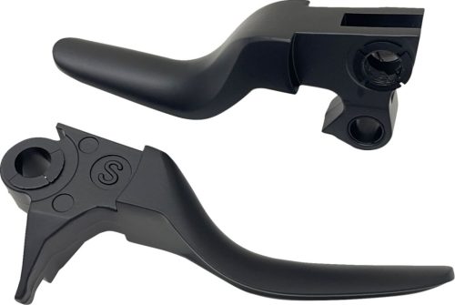 Lever Set Short Matte Black 96