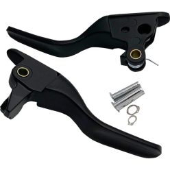 Lever Set Short Matte Black 21