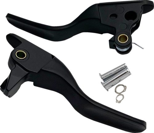 Lever Set Short Matte Black 21