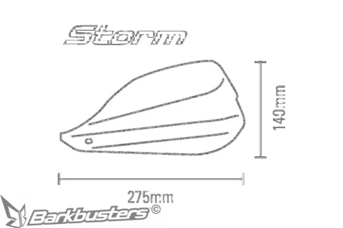 Handguard Barkbusters STM-001-00-BK