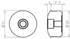 Daytona Bar End Plug Chr 81229