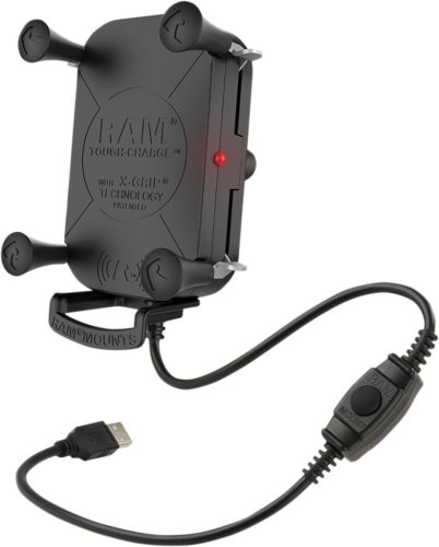 Kit Suport Telefon Ram Mount Tough-Charge Cu X-Grip Incarcare Wireless 793442009310