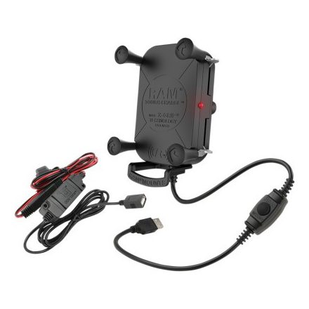 Kit Suport Telefon Ram Mount Tough-Charge Cu X-Grip Incarcare Cu Cablu 793442009327