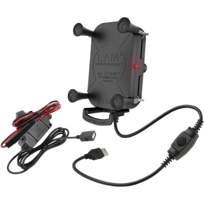 Kit Suport Telefon Ram Mount Tough-Charge Cu X-Grip Incarcare Cu Cablu 793442009327