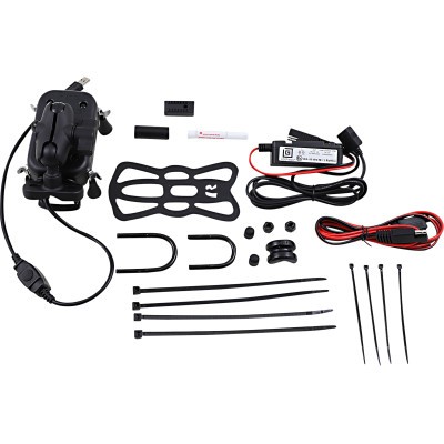 Kit Suport Telefon Ram Mount Tough-Charge Cu X-Grip Incarcare Wireless Montaj Pe Ghidon 793442009334