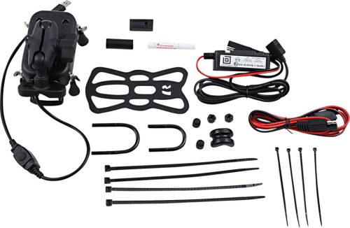Kit Suport Telefon Ram Mount Tough-Charge Cu X-Grip Incarcare Wireless Montaj Pe Ghidon 793442009334