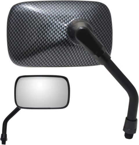 Mirror Pu Mini Rect. Carb
