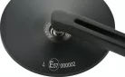 Oglindă rotundă Daytona Negru 89429