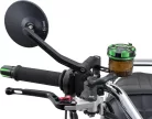 Oglindă rotundă Daytona Negru 89429