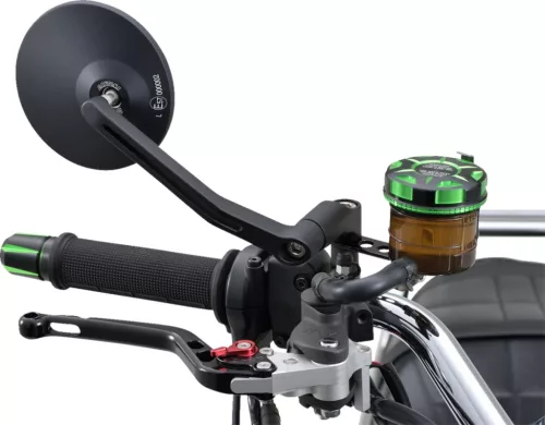 Oglindă rotundă Daytona Negru 89429