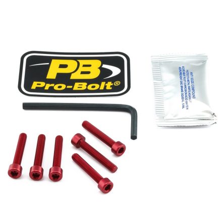 Pro Bolt Bolt Kit Fuel Cap Red