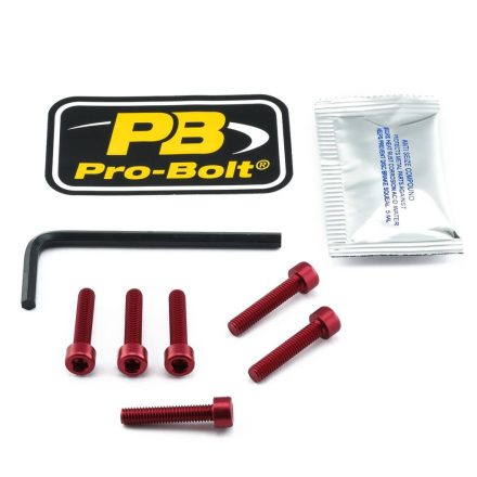 Pro Bolt Bolt Kit Fuel Cap Red