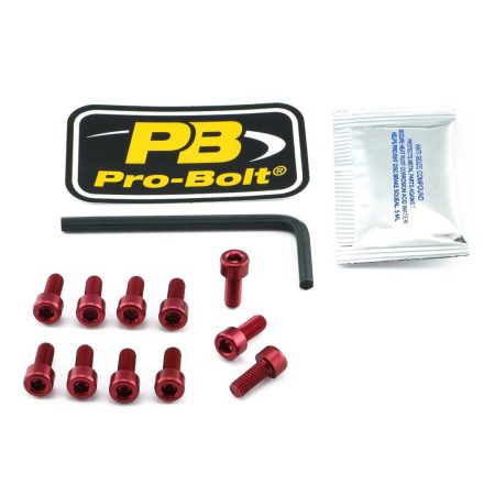 Pro Bolt Bolt Kit Fuel Cap Red