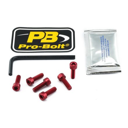 Pro Bolt Bolt Kit Fuel Cap Red