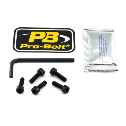 Pro Bolt Bolt Kit Fuel Cap Black