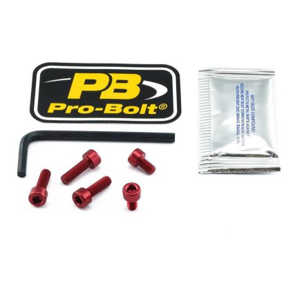 Pro Bolt Bolt Kit Fuel Cap Red