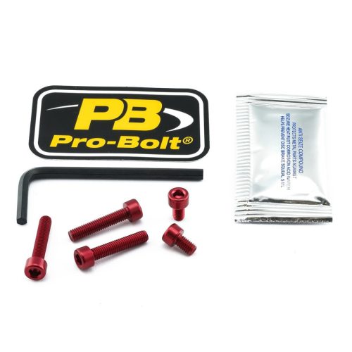 Pro Bolt Bolt Kit Fuel Cap Red