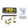 Pro Bolt Bolt Kit Fuel Cap Gold