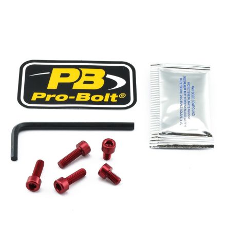 Pro Bolt Bolt Kit Fuel Cap Red