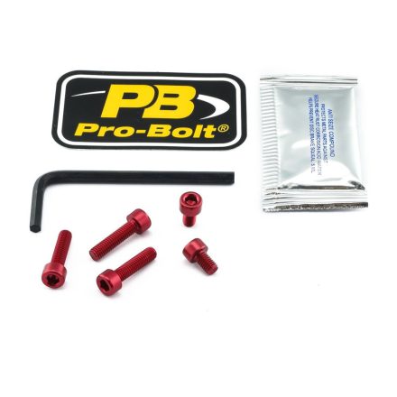 Pro Bolt Bolt Kit Fuel Cap Red