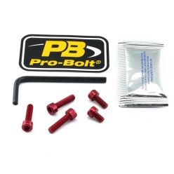 Pro Bolt Bolt Kit Fuel Cap Red