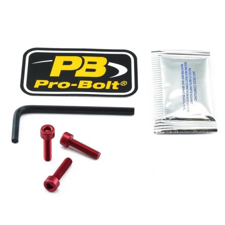 Pro Bolt Bolt Kit Fuel Cap Red