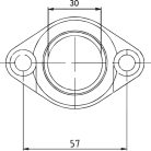 Carb Flange Polaris